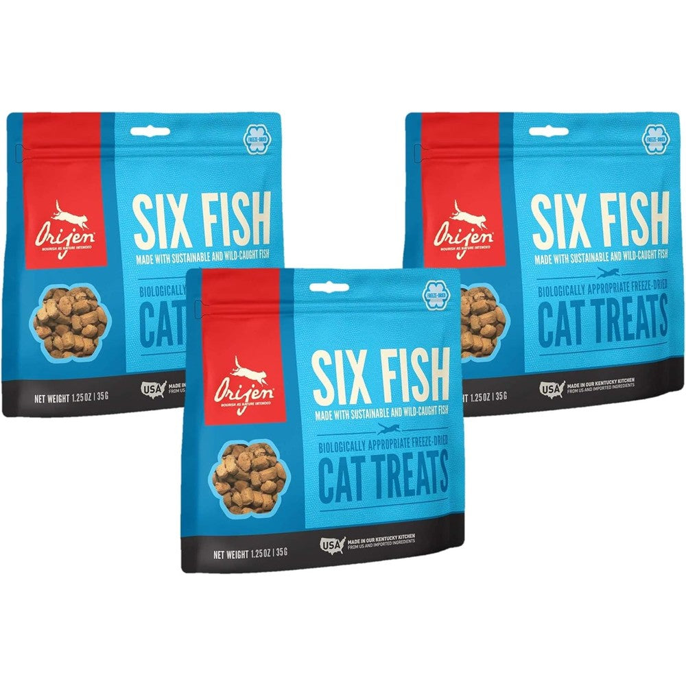 Orijen freeze dried cat treats front view packaging