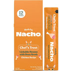 Made By Nacho Lickable Cat Treats Mousse Tubes Chicken Recipe With Bone Broth 12 Count 0.5 Ounce Each Grain Free