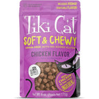 Tiki Pets Cat Soft And Chewy Treats Chicken Flavor Grain Free With No Added Gluten 6 Ounce Pouch