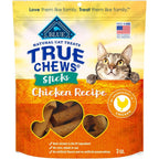 Blue Buffalo True Chews Sticks Natural Cat Treats, Chicken Recipe, Meaty And Savory Treats Made In The United States, 3 Ounce Bag