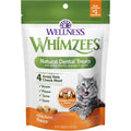 Wellness Whimzees Natural Cat Dental Treats Freshens Breath Chicken Flavor 4.5 Ounce Bag