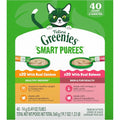Feline Greenies Smart Purees Healthy Indoor And Skin And Fur Health Lickable Cat Treats With Real Chicken And Salmon 40 Count