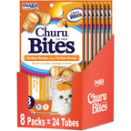Inaba Churu Bites chicken recipe cat treats display box front view