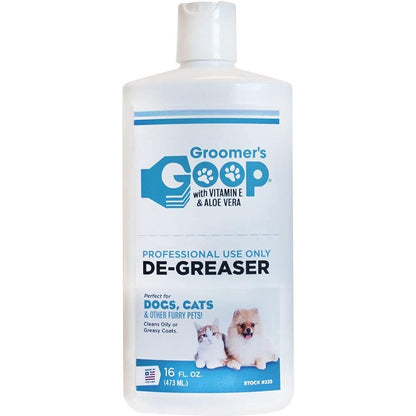 Groomers Goop liquid degreaser for oily coats front view