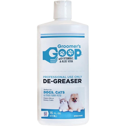 Groomers Goop liquid degreaser for oily coats front view