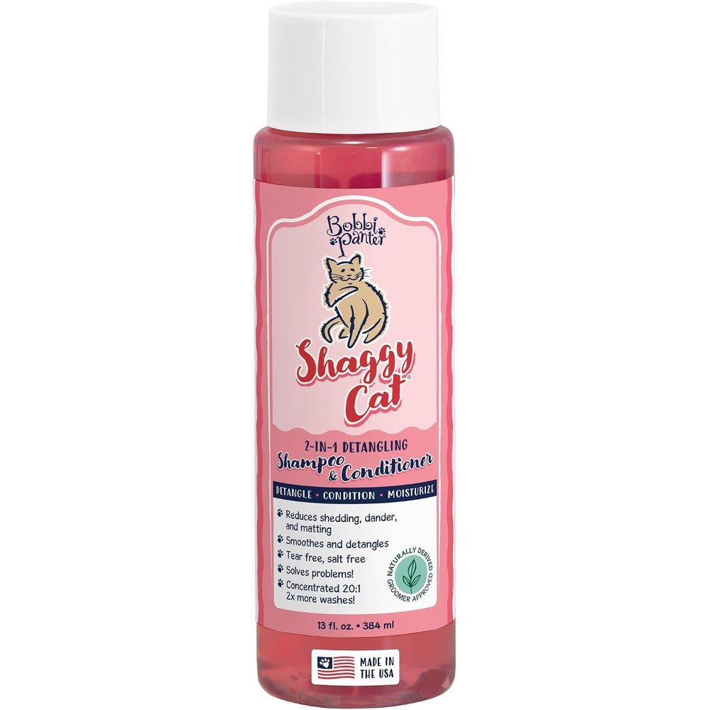 Bobbi Panter Shaggy Cat shampoo front view bottle