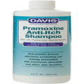 Davis Pramoxine Anti-Itch Pet Shampoo front view bottle packaging