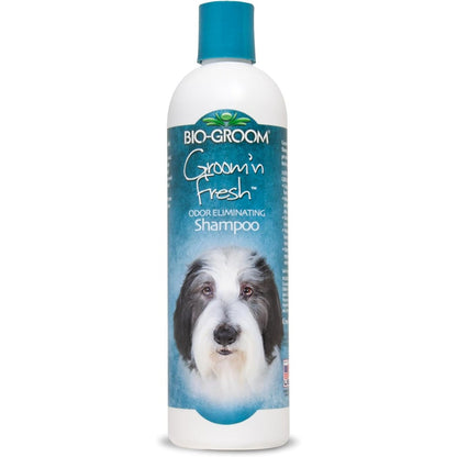 Bio-Groom Groom N Fresh pet shampoo front view bottle for dog grooming