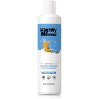 Mighty Meow hypoallergenic cat shampoo front view bottle for sensitive skin