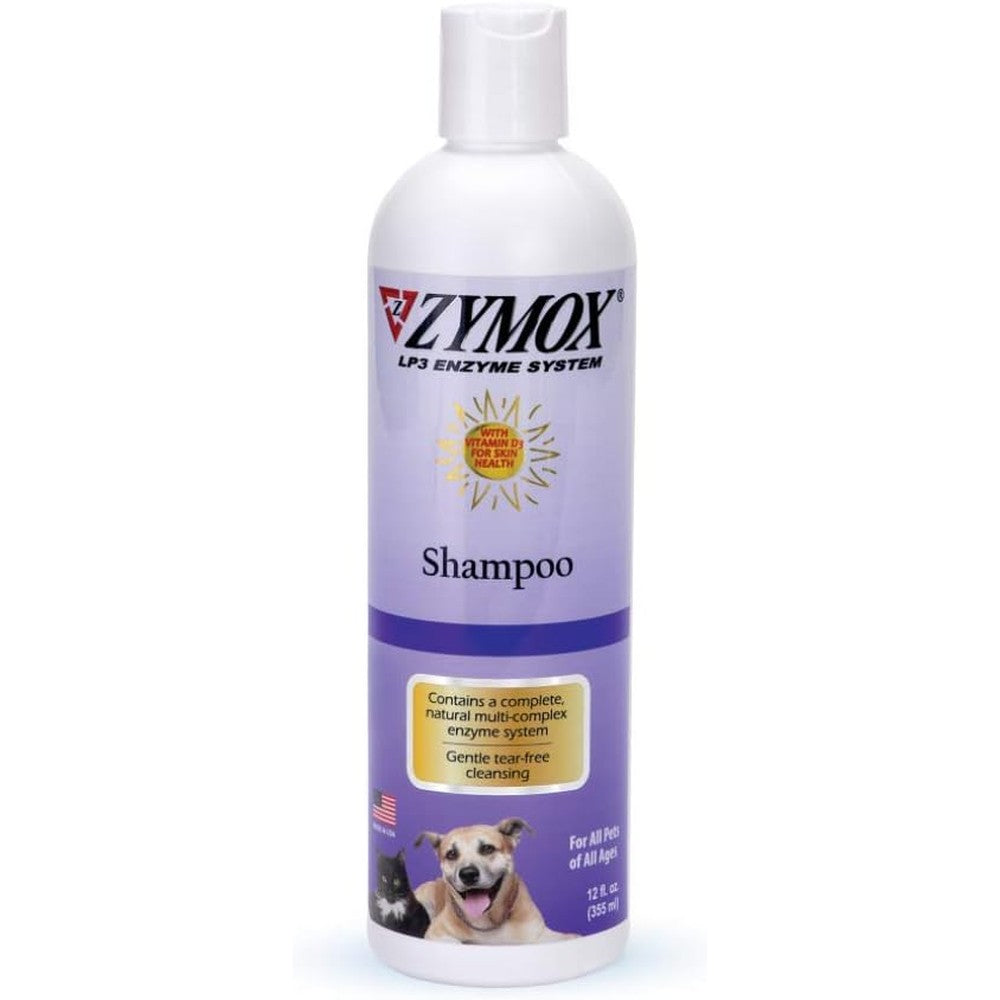 Pet King Brands Zymox Enzymatic Shampoo front view bottle