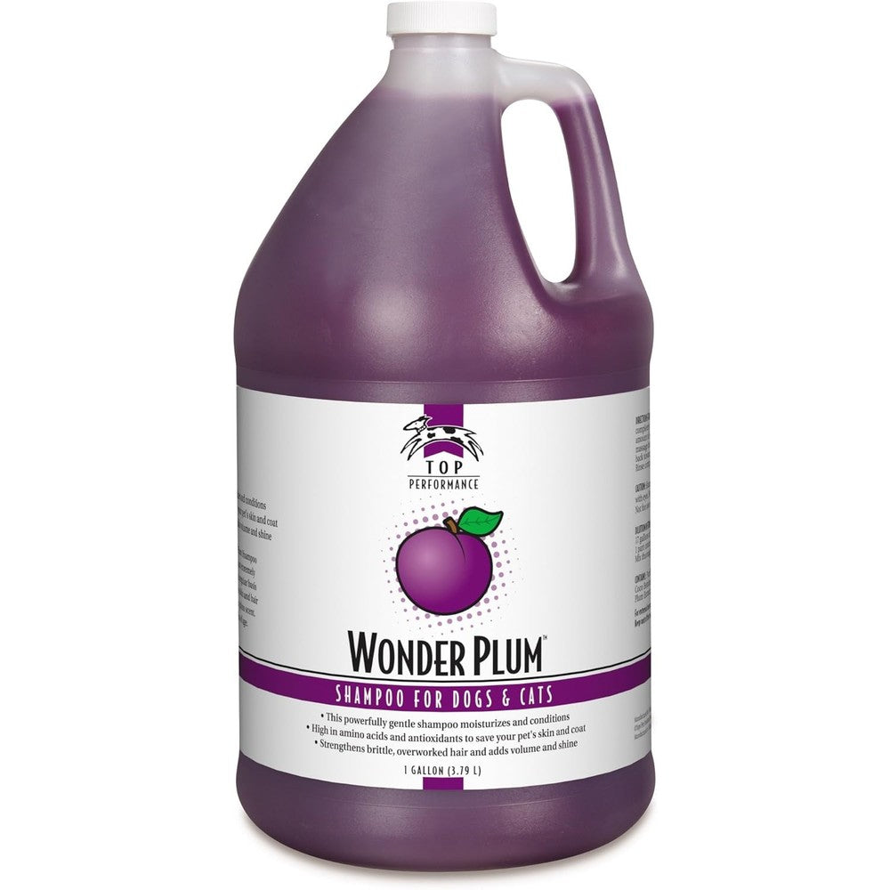 Top Performance Wonder Plum Dog and Cat Shampoo front view bottle