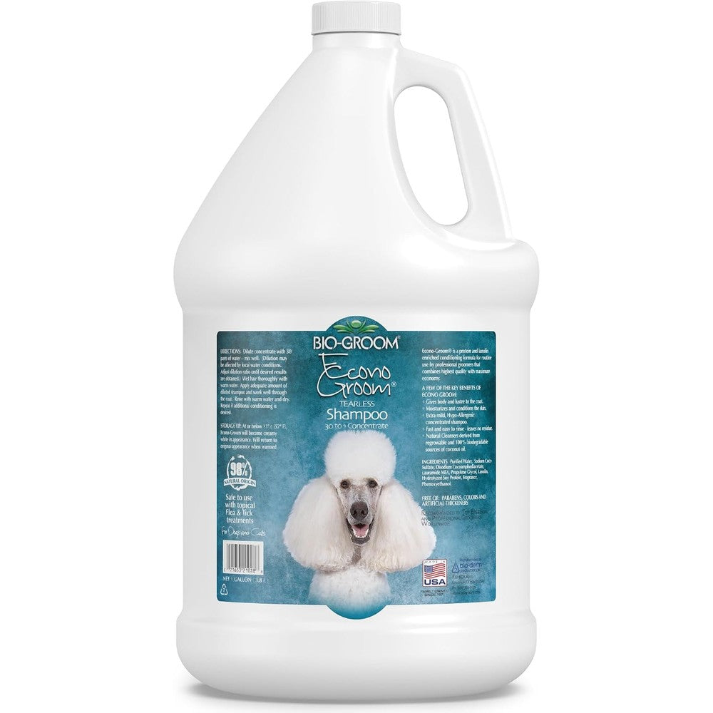 Bio-Groom Econo-Groom dog shampoo front view container bottle