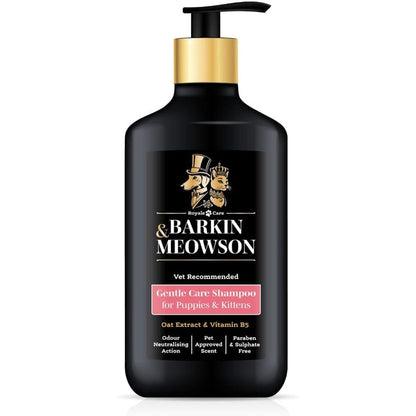 Barkin & Meowson Gentle Care Shampoo front view puppy and kitten grooming product