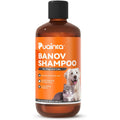 PUAINTA Dog and Cat Shampoo front view of 16 ounce bottle for pet itching shampoo.