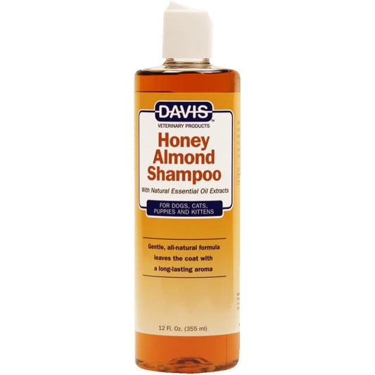 Davis Honey Almond Pet Shampoo front view moisturizing pet cleanser