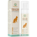 Fav Paws Flea and Tick Cat Waterless Foam Shampoo bottle front view for cat grooming