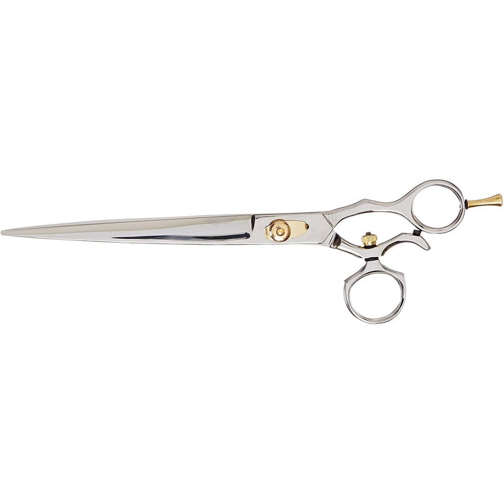 Tamsco genuine Japanese stainless steel 8.5-inch swivel thumb professional grooming scissor front view