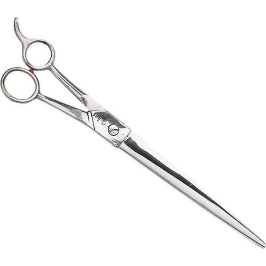 Geib Stainless Steel Gator 10 Inch Bent Shank Straight Pet Grooming Shear front view