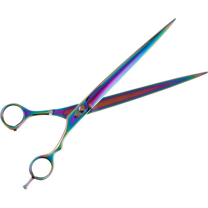 Tamsco 10.5 Inch Curved Japanese Stainless Steel Scissors side profile