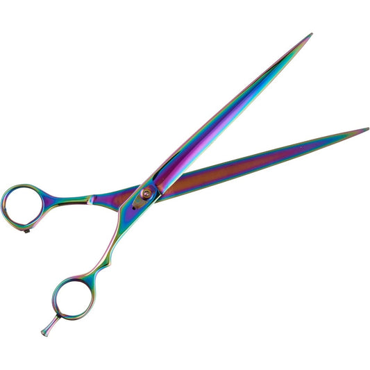Tamsco 10.5 Inch Curved Japanese Stainless Steel Scissors side profile