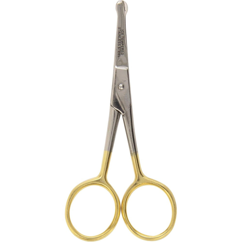 Miracle Care Pet Ball Tip Shear front view stainless steel grooming scissors