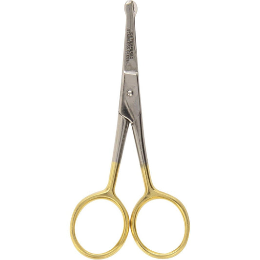 Miracle Care 4 inch ball tip pet grooming shears front view