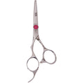 ShearsDirect true left hand stainless titanium cutting shear front view professional salon tool