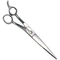 Geib Gator Bent Shank Curved Pet Grooming Shears front view professional scissors
