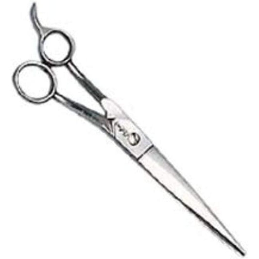 Geib Gator Bent Shank Curved Pet Grooming Shears front view