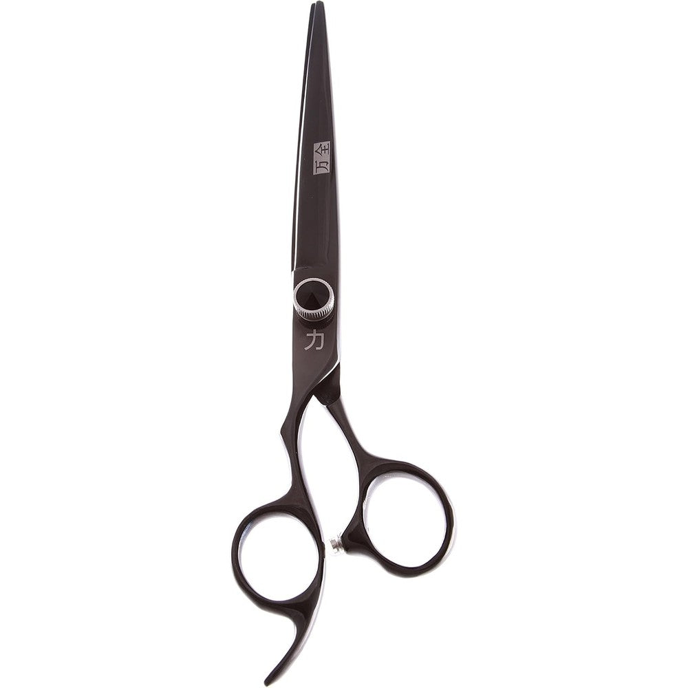 ShearsDirect 440c Japanese stainless steel true left-handed shear front view