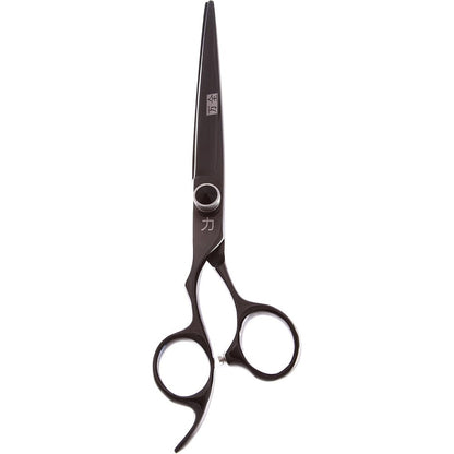 ShearsDirect 440c Japanese stainless steel true left-handed shear front view