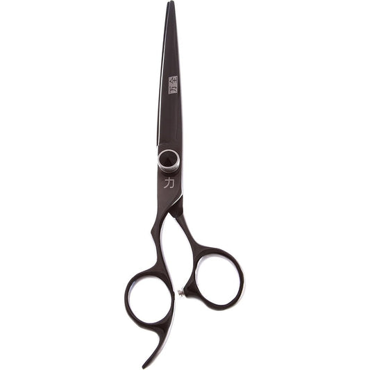 ShearsDirect 440c Japanese stainless steel true left-handed shear front view