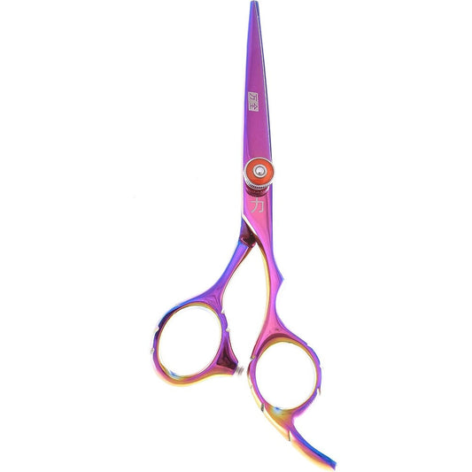 ShearsDirect Rainbow Titanium Japanese Stainless Pro Styling Shear 5.5 Inch