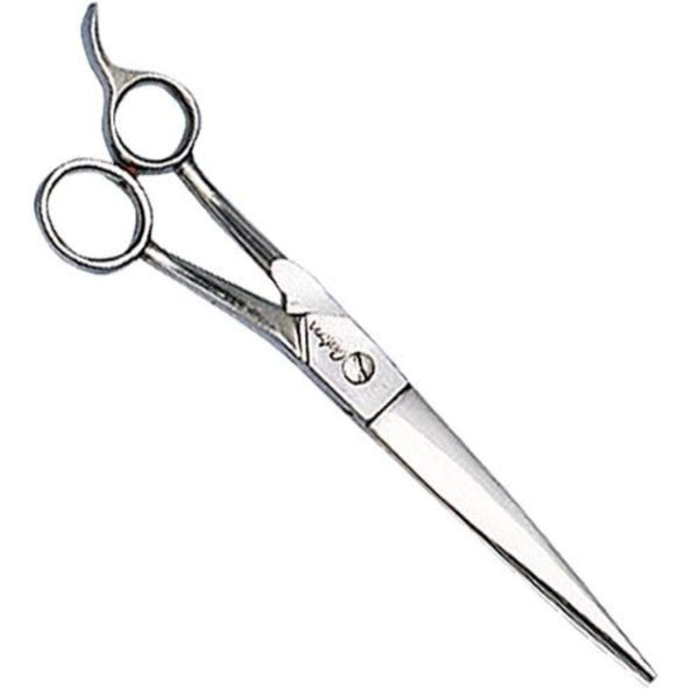 Geib 8 1/2-Inch Stainless Steel Pet Gator Bent Shank Straight Grooming Shear front view