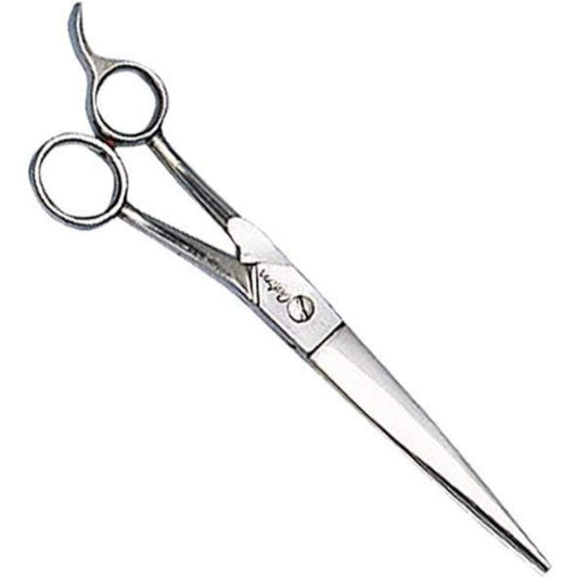 Geib 8 1/2-Inch Stainless Steel Pet Gator Bent Shank Straight Grooming Shear front view
