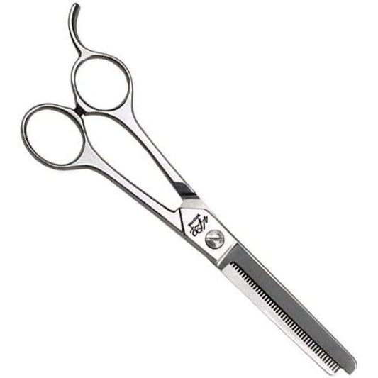 44/20 Taper-Fine Stainless Steel 46-Tooth Pet Thinning Shear front view professional grooming tool
