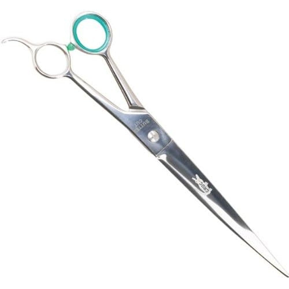 Geib Steel Crocodile Curved Pet Grooming Shears front view professional dog grooming scissor