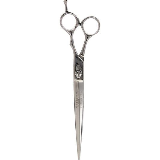 Tamsco Big Mama 8.5-inch Japanese Stainless Steel Scissor front view showing adjustable tension screw.