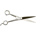 Millers Forge Dubl Duck Carbon Steel 7.5 Inch Pet Straight Shears front view professional grooming tool