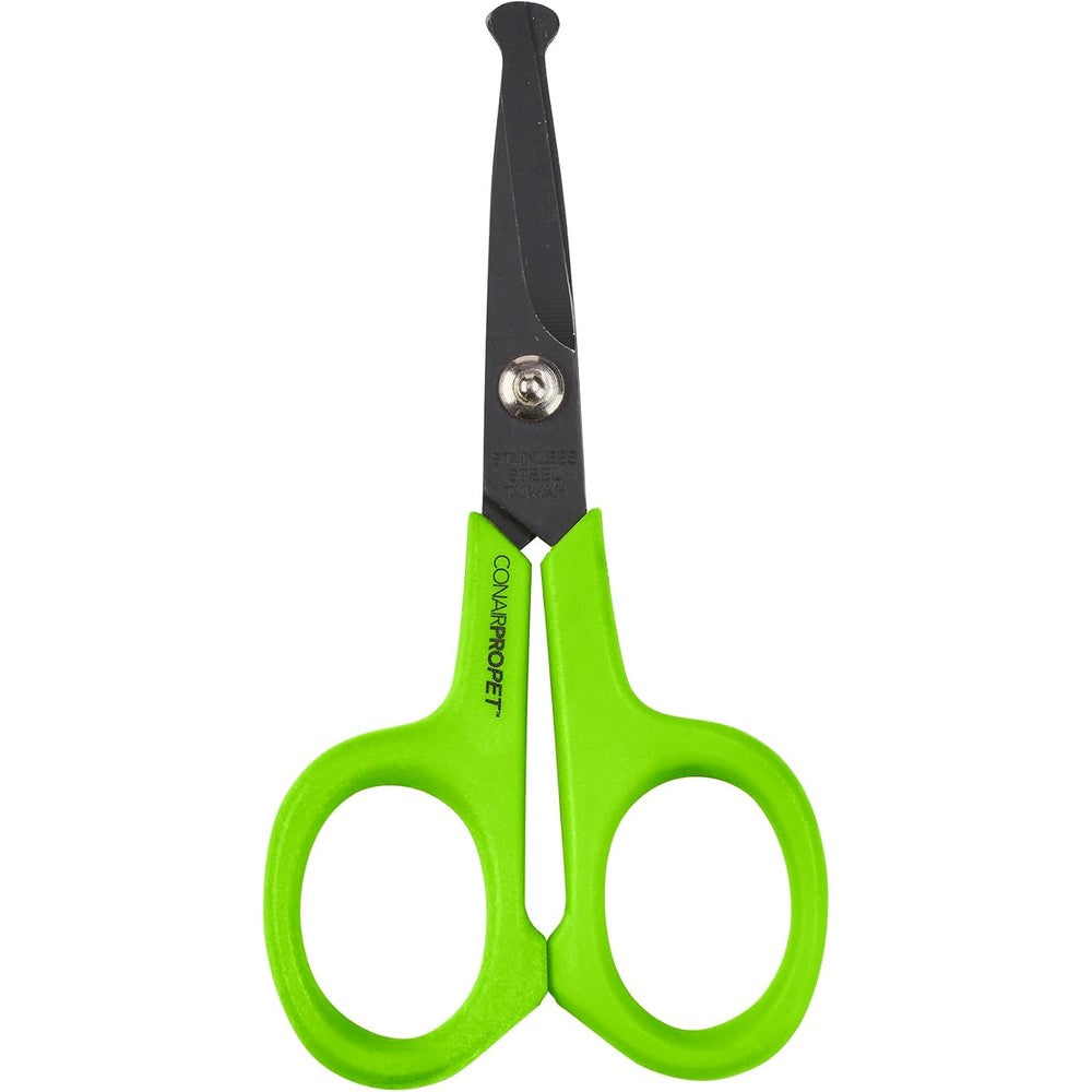 Conairpropet 4 inch rounded tip scissors front view