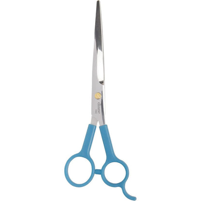 Diane Premier curved point-tip pet grooming scissors front view