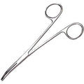 Millers Forge stainless steel curved hair puller front view pet grooming tool