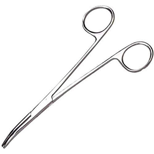 Millers Forge Stainless Steel Curved Hair Puller 5.5 Inch front view