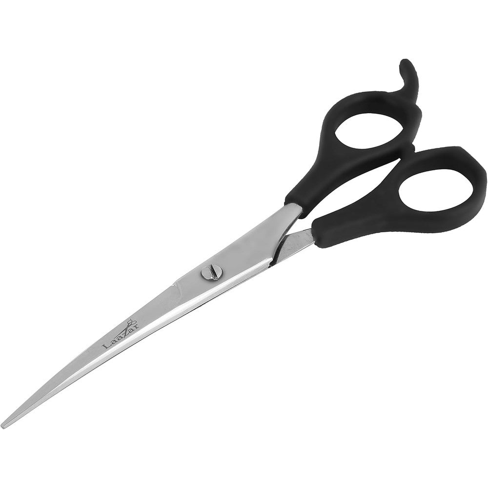 Laazar 6.5 inch curved pet grooming scissors front view