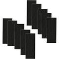 T-Petpart activated carbon filters front view pack of ten black charcoal pads for cat litter box
