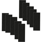 T-Petpart activated carbon filters front view pack of ten black charcoal pads for cat litter box