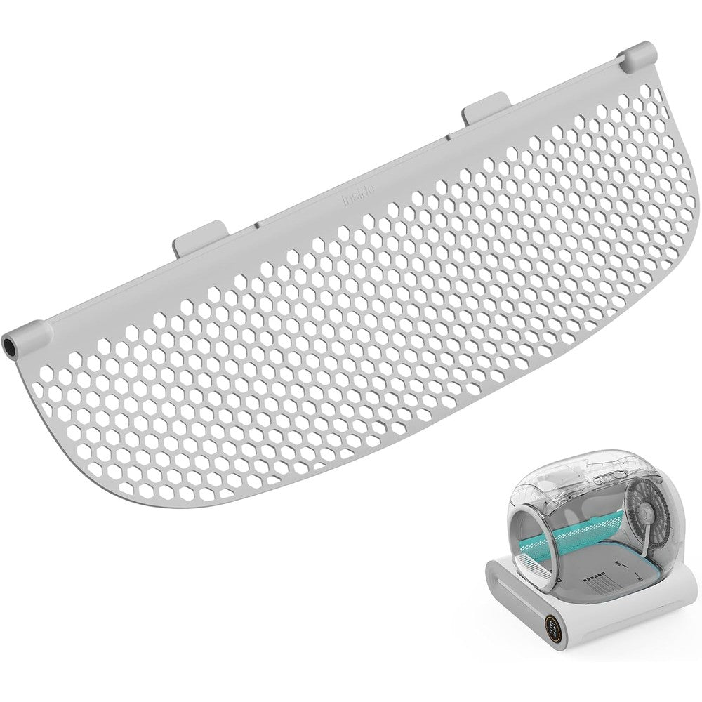 DuckSky small diameter cat litter filter replacement part front view showing the mesh screen grid.
