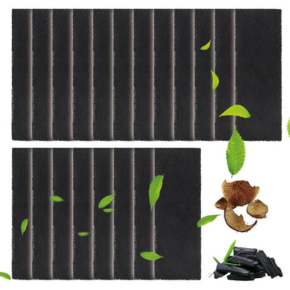 MyfatBOSS carbon filters 20 pack front view for litter box odor control