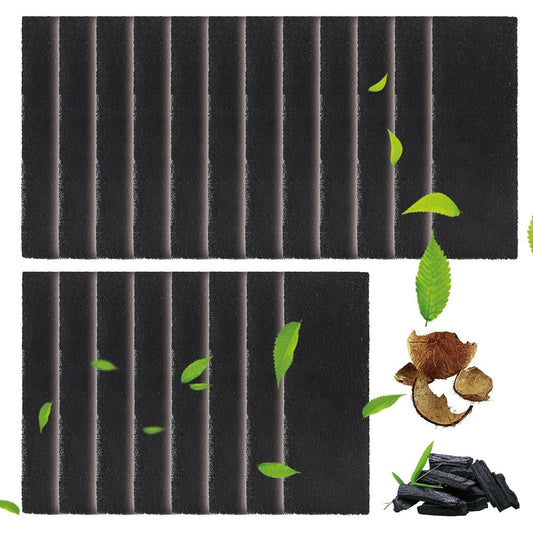 MyfatBOSS carbon filters 20 pack front view for litter box odor control