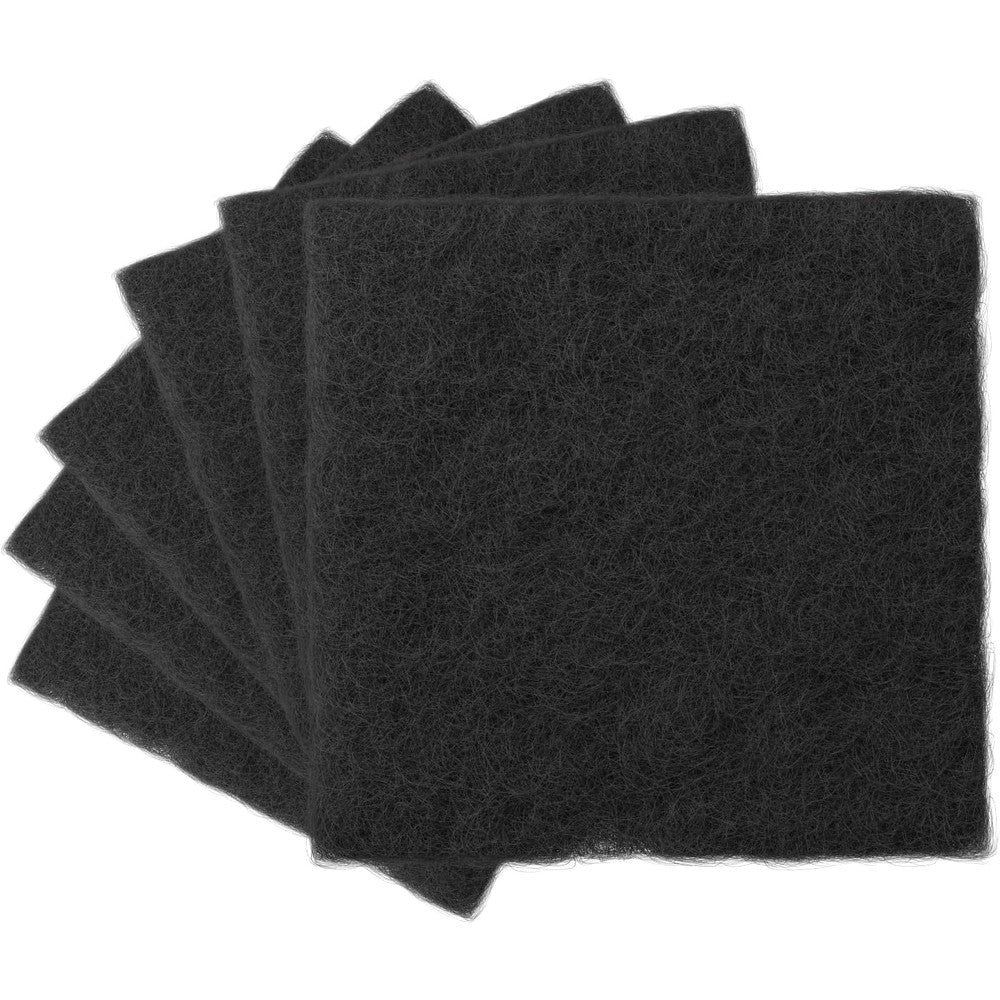 Eosarcu litter box filters replacement pack front view showcasing activated carbon pads.